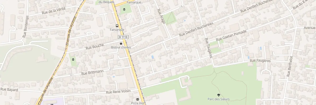Plan du 80 Rue Denfert-Rochereau à Bègles