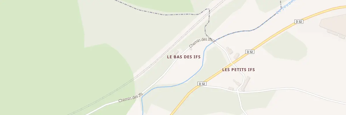Plan du 215 Chemin du Bas Des Ifs à Montsûrs
