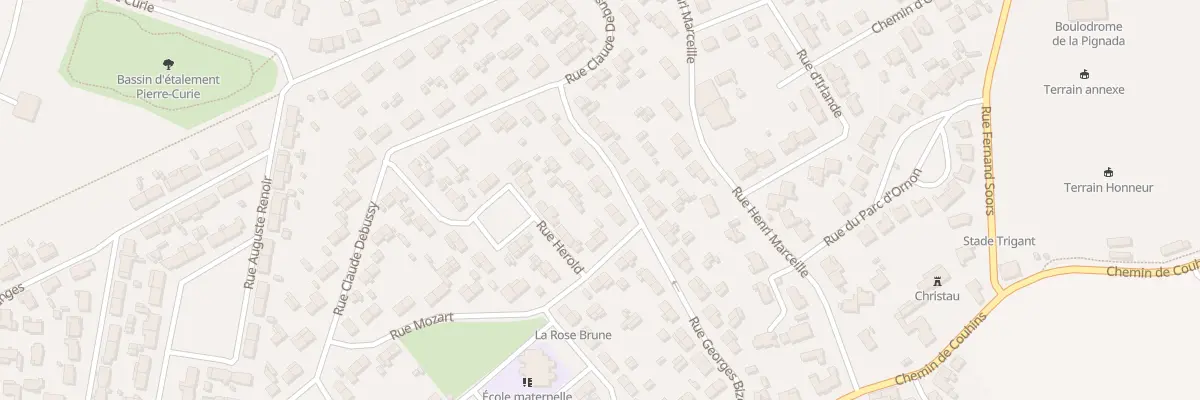 Plan du 15 Rue Georges Bizet à Villenave-d’Ornon