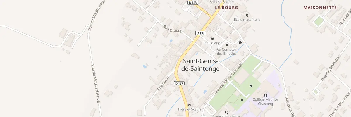 Plan du 36 Av de Bordeaux à Saint-Genis-de-Saintonge