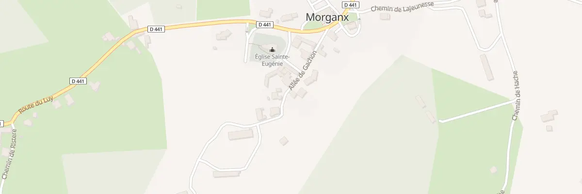 Plan du 131 All de Gachon à Morganx