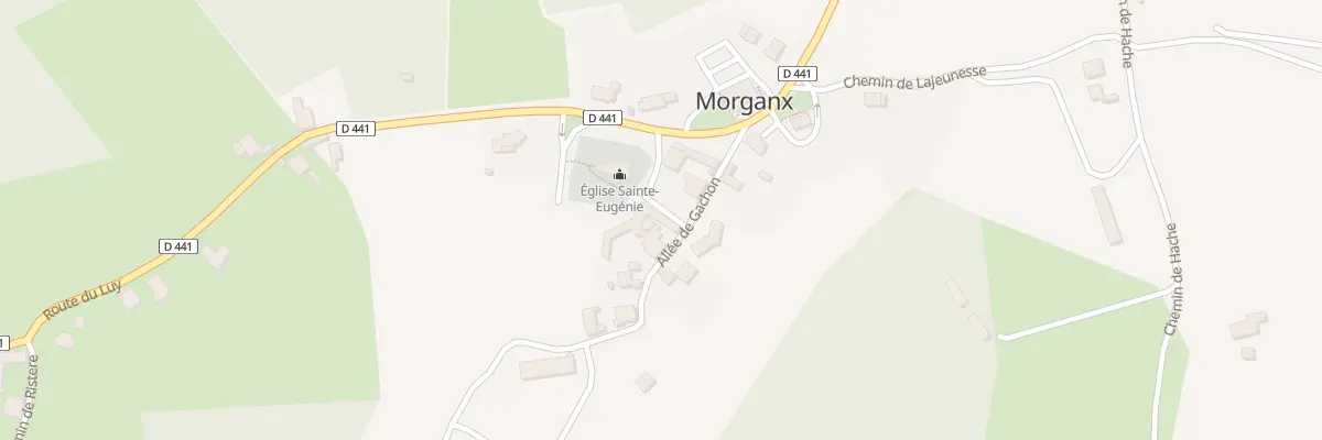 Plan du 19 Rue de l’Eglise à Morganx