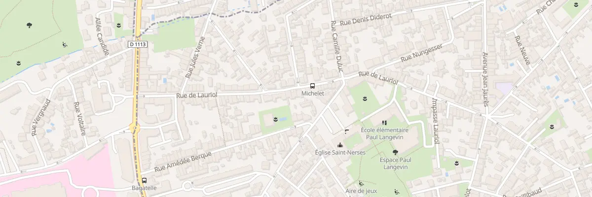 Plan du 79 Rue Lauriol à Bègles