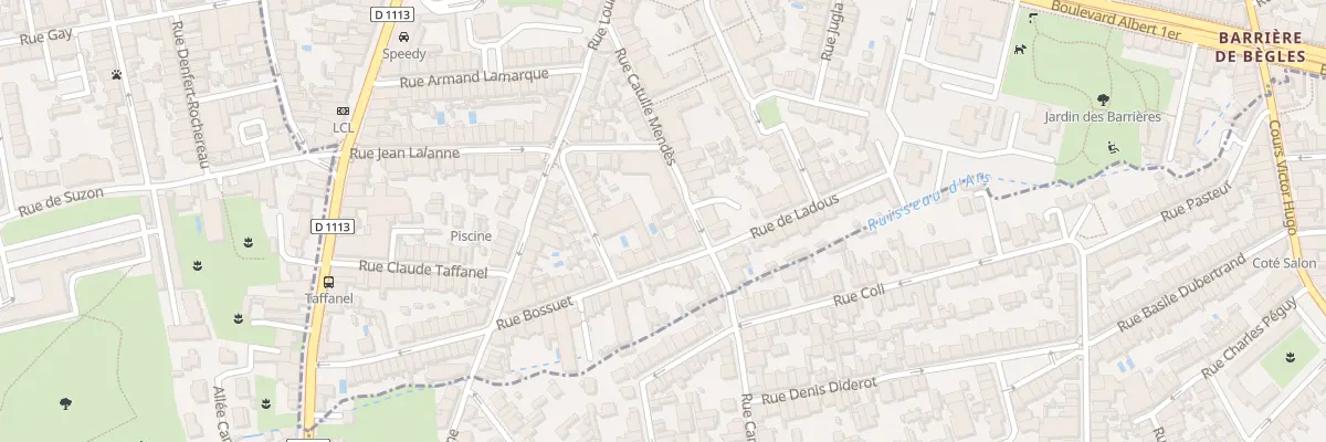 Plan du 27B Rue Catulle Mendès à Bordeaux