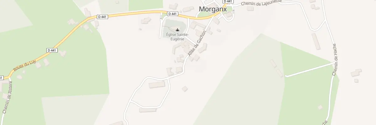 Plan du 131 All de Gachon à Morganx