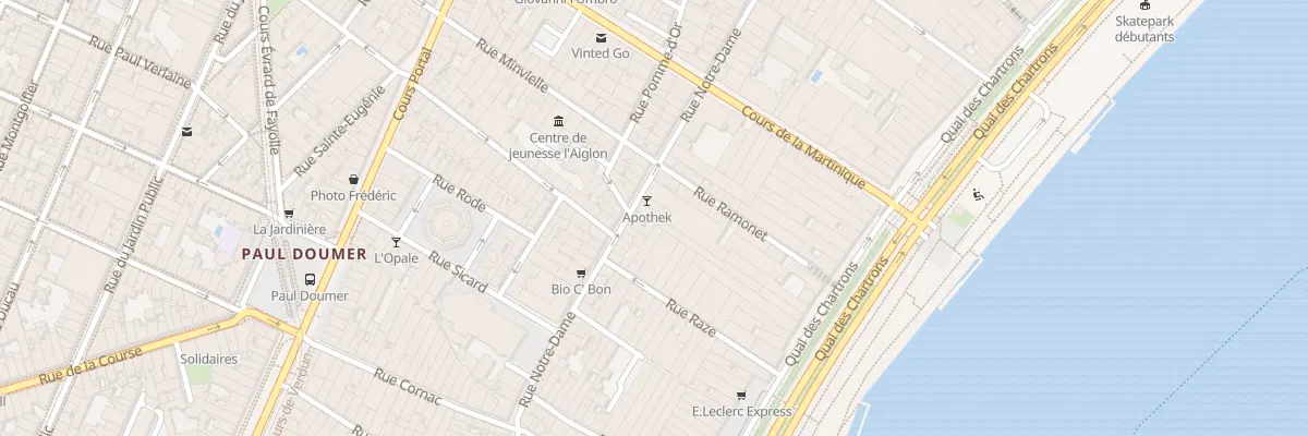 Plan du 94 Rue Notre Dame à Bordeaux