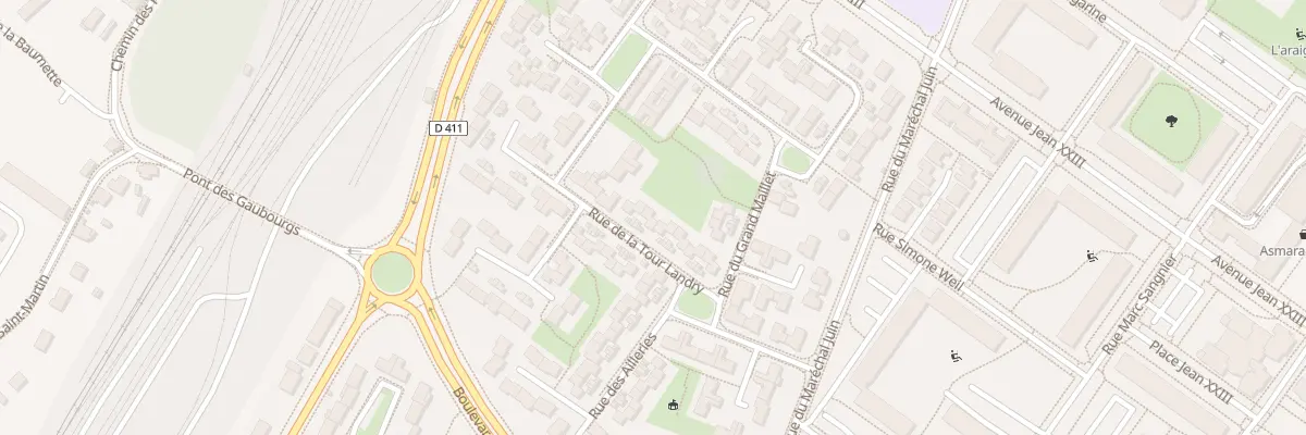 Plan du 18 Rue de la Tour Landry à Angers