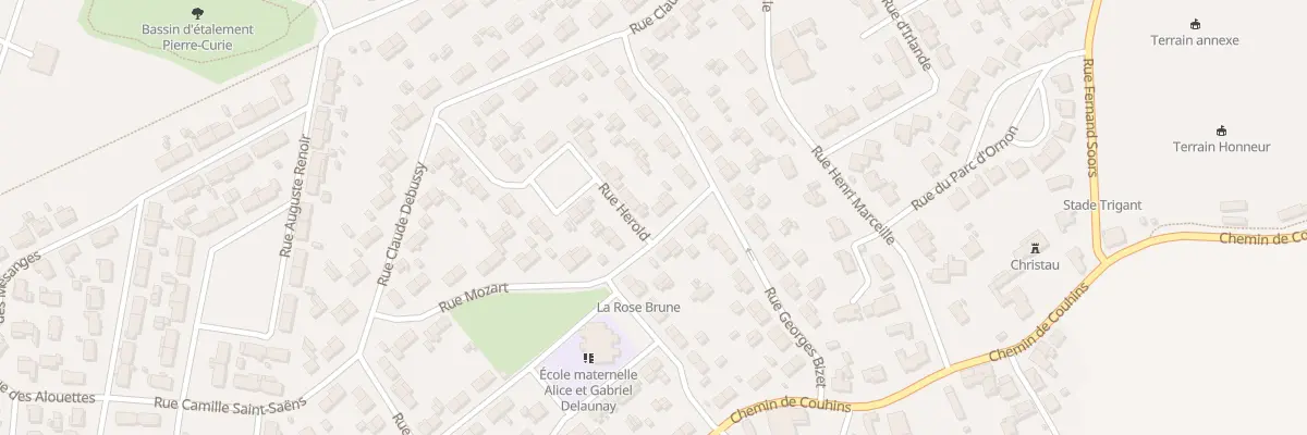 Plan du 3 Rue Mozart à Villenave-d’Ornon
