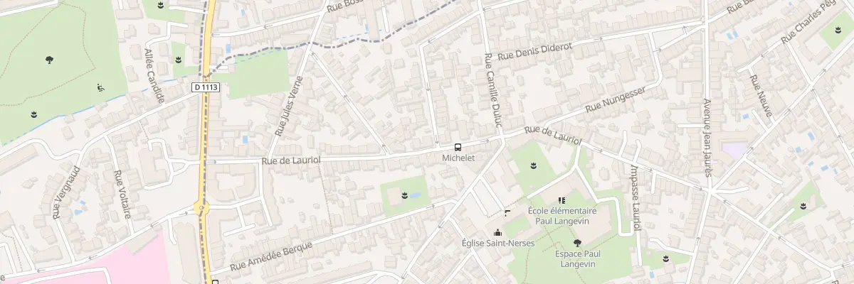 Plan du 49 Rue Jules Michelet à Bègles