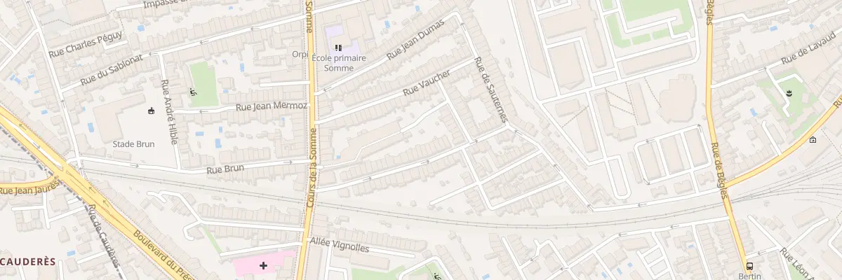 Plan du 32 Rue Pierre de Ladime à Bordeaux