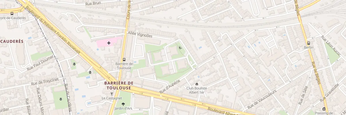 Plan du 61 Rue d’Aupérie à Bordeaux