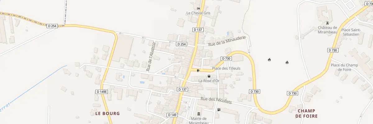 Plan du 75 Av de la République à Mirambeau
