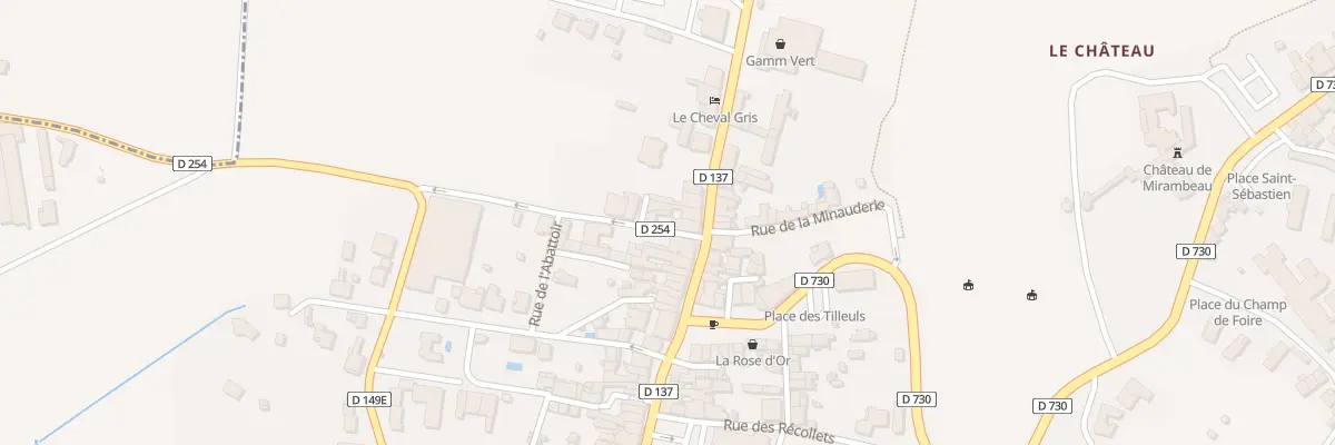 Plan du 87 Av de la République à Mirambeau