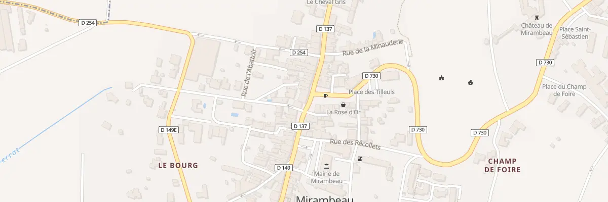 Plan du 67 Av de la République à Mirambeau