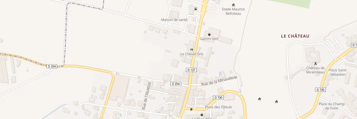 Plan du 95 Av de la République à Mirambeau