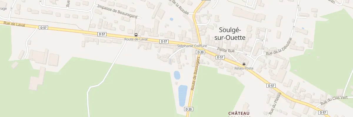 Plan du 5 Rue Saint-médard à Soulgé-sur-Ouette