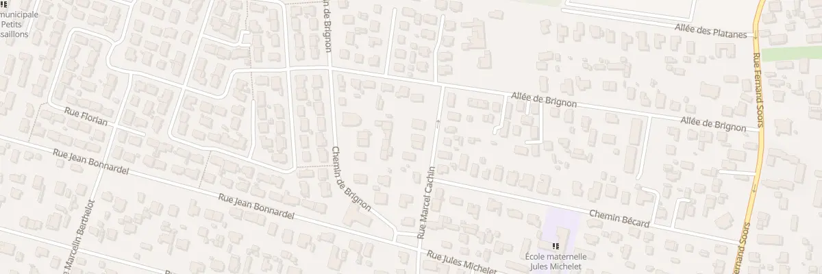Plan du 5 Rue Marcel Cachin à Villenave-d’Ornon