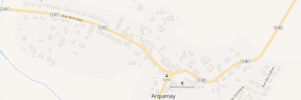 Plan du 4 Rue de la Gare à Arquenay