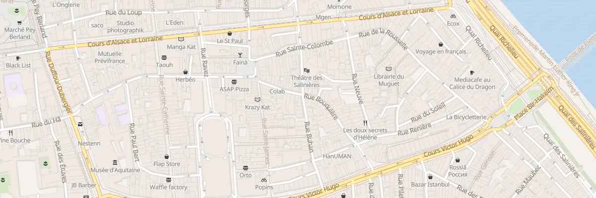 Plan du 19 Rue Bouquière à Bordeaux