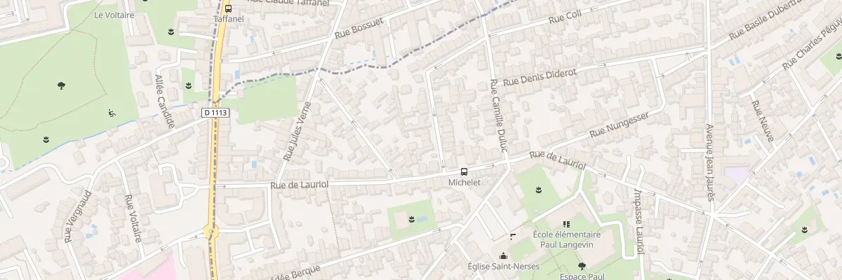Plan du 43 Rue Jules Michelet à Bègles