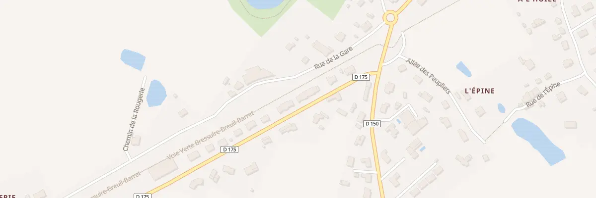 Plan du 16 Rue de la Sèvre à Courlay