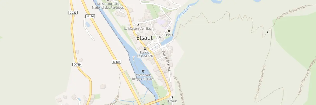 Plan du 13 Pl de la Mairie à Etsaut