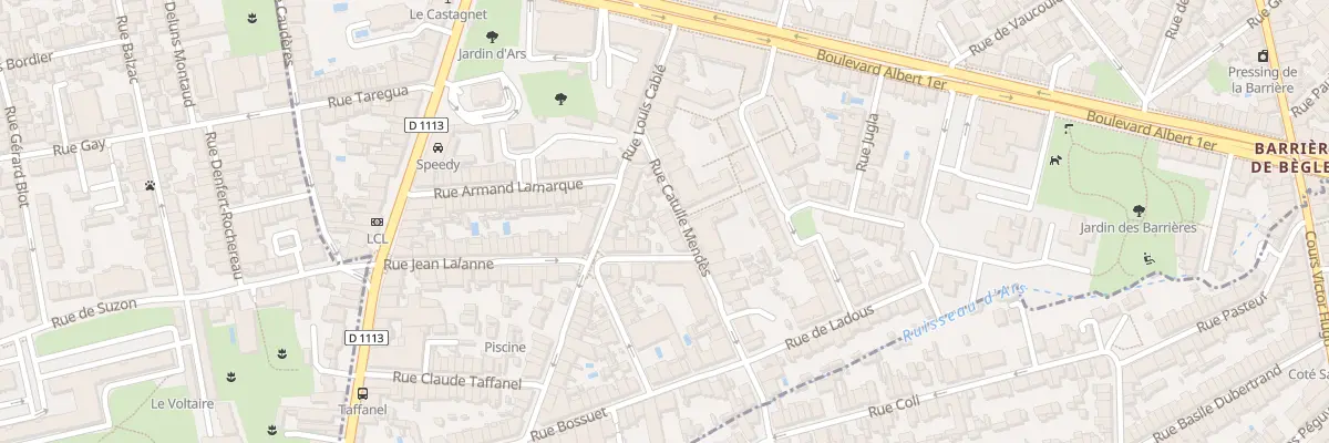 Plan du 11 Rue Catulle Mendès à Bordeaux