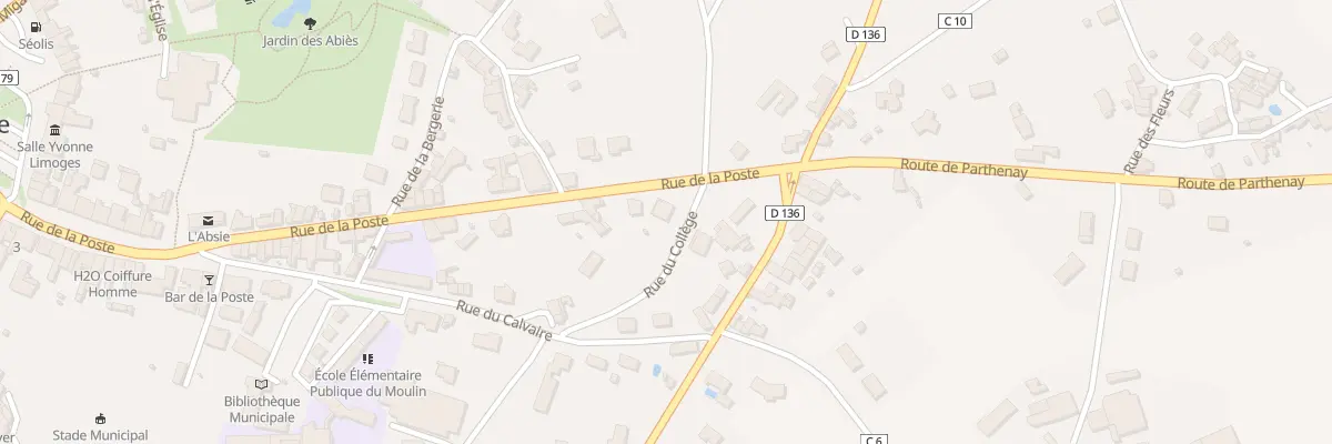 Plan du 99 Rue de la Poste à L’Absie