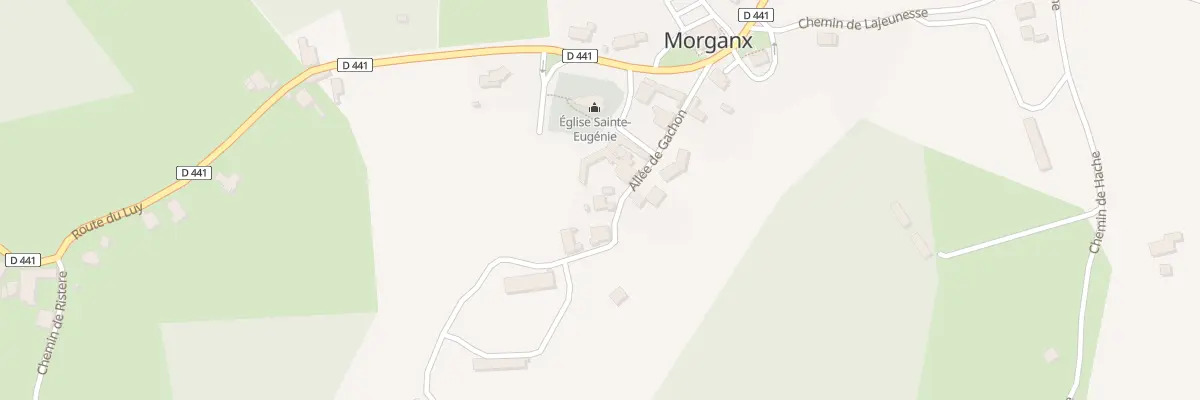 Plan du 148 All de Gachon à Morganx