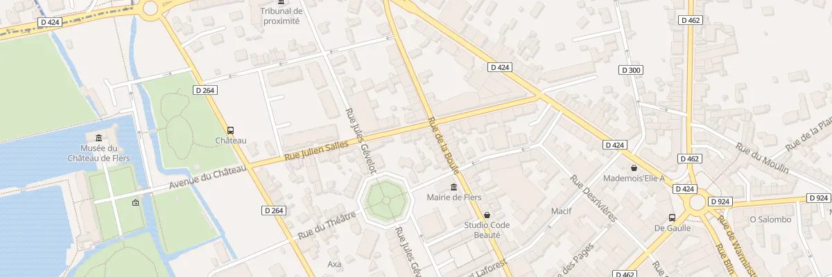 Plan du 25 Rue Julien Salles à Flers