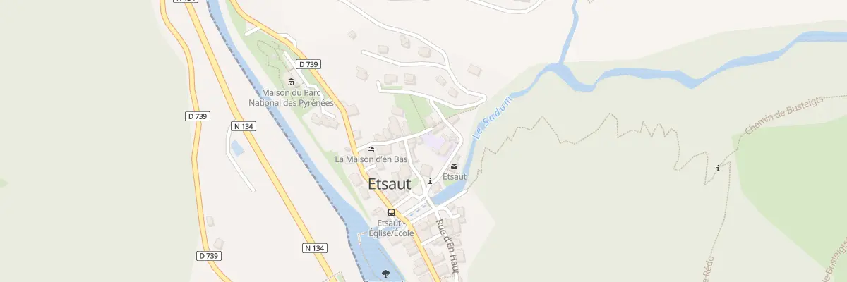 Plan du 5039 Le Bourg à Etsaut