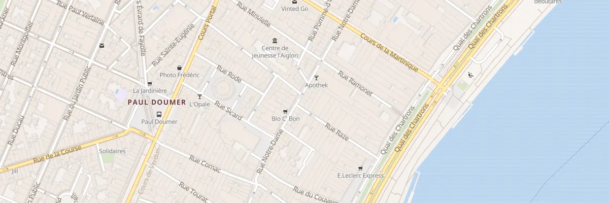 Plan du 82 Rue Notre Dame à Bordeaux