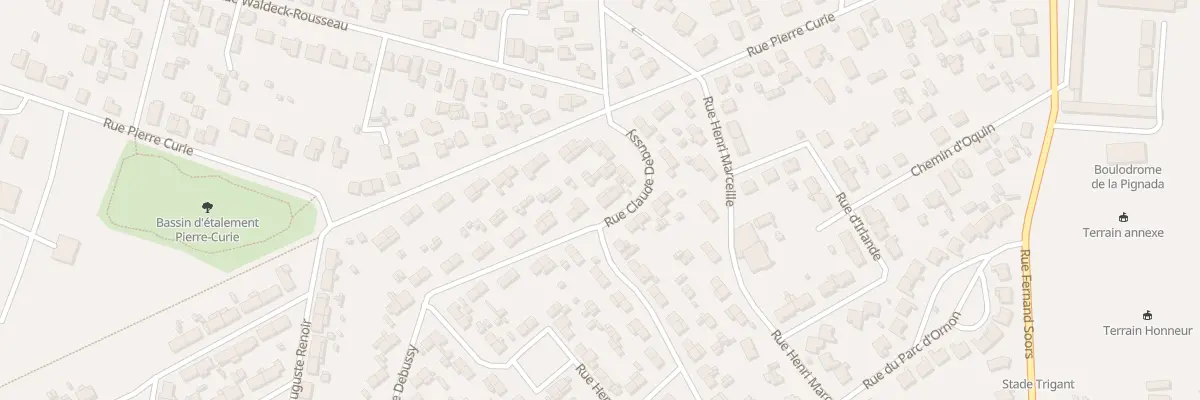 Plan du 11 Rue Claude Debussy à Villenave-d’Ornon