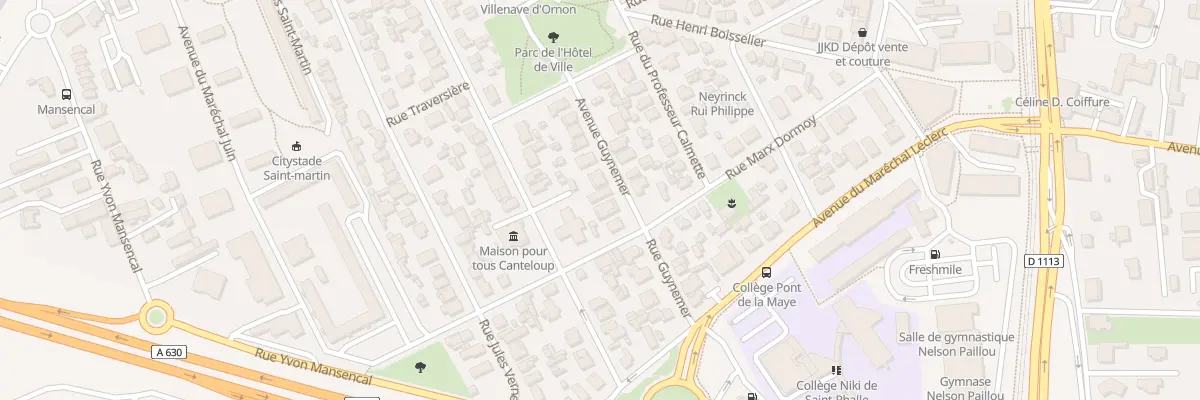 Plan du 12 Rue Guynemer à Villenave-d’Ornon