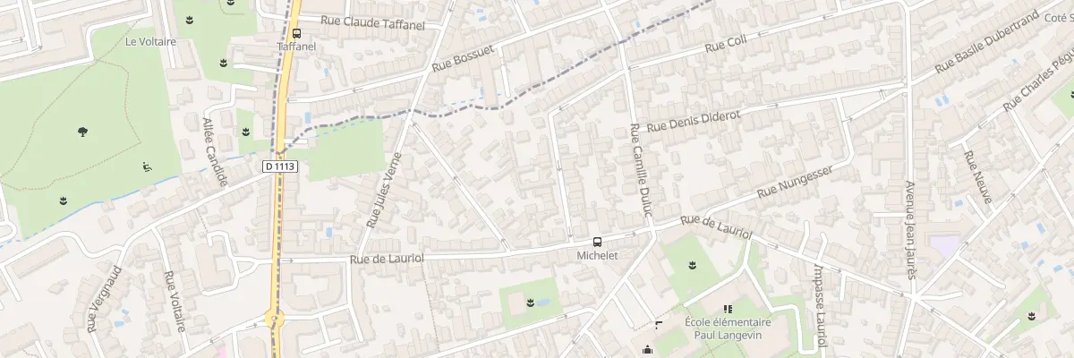 Plan du 39 Rue Jules Michelet à Bègles