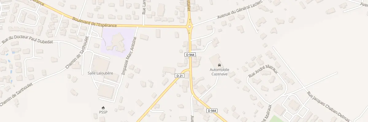 Plan du 40 Rue du Castallet à Saint-Sever