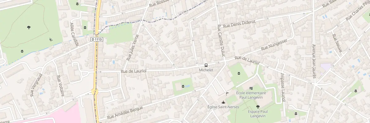 Plan du 60 Rue Lauriol à Bègles