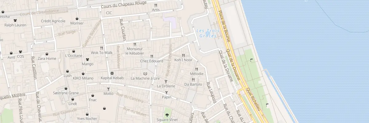 Plan du 6 Rue du Puits Descujols à Bordeaux
