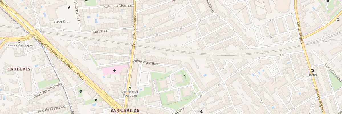 Plan du 28 All Vignolles à Bordeaux