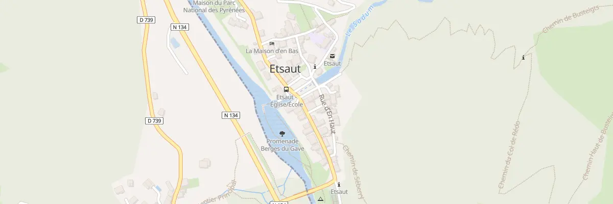 Plan du 19 Rue d’En Bas à Etsaut