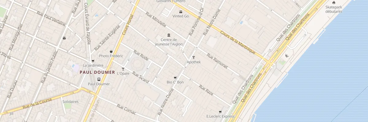 Plan du 85 Rue Notre Dame à Bordeaux
