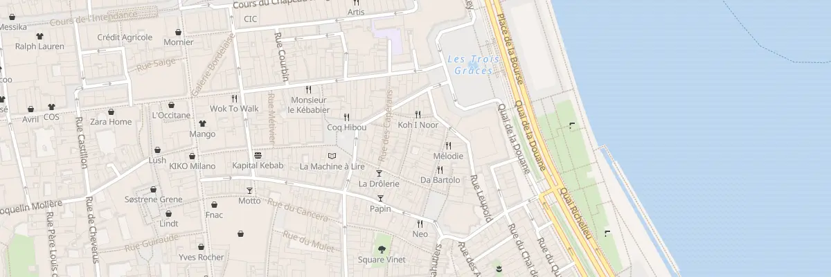 Plan du 4 Rue de Mérignac à Bordeaux