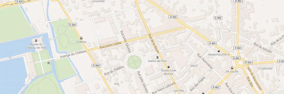 Plan du 6 Sq Delaunay à Flers
