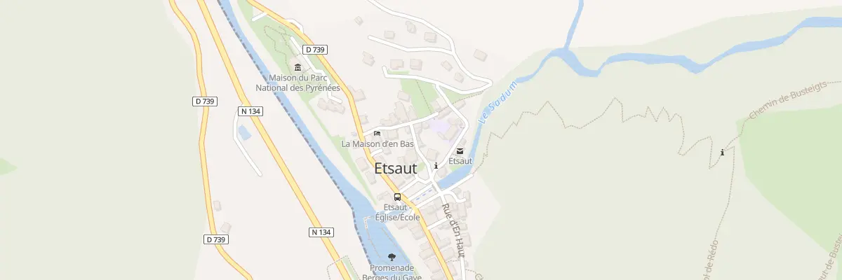 Plan du 5042 Le Bourg à Etsaut