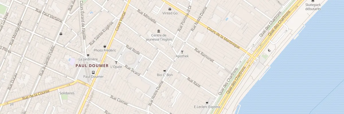 Plan du 83 Rue Notre Dame à Bordeaux