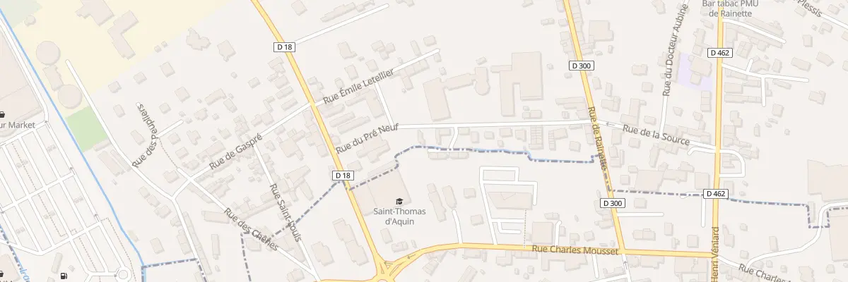 Plan du 19 Rue du Pre Neuf à Saint-Georges-des-Groseillers