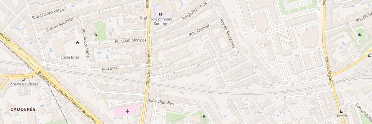Plan du 22 Rue Pierre de Ladime à Bordeaux