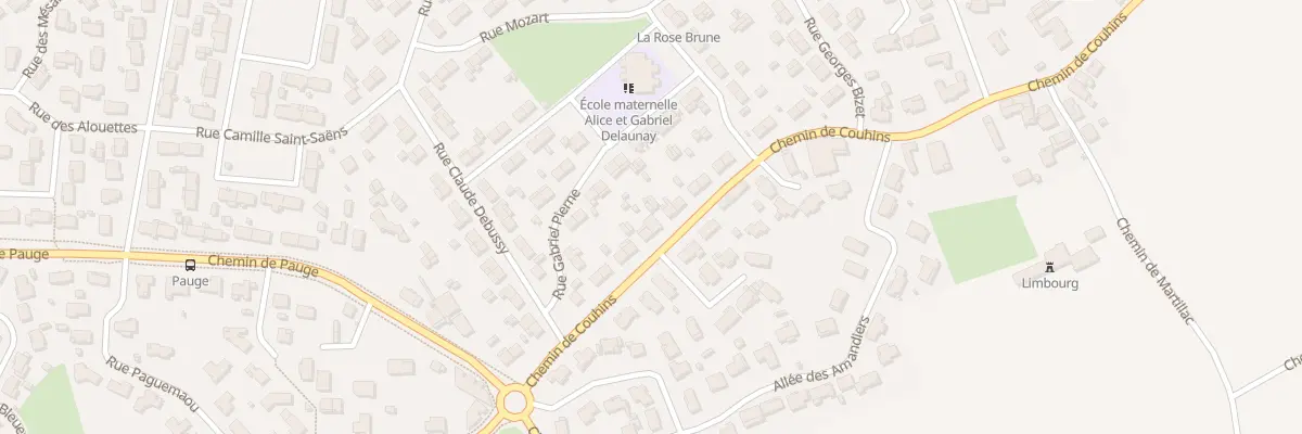 Plan du 95 Che de Couhins à Villenave-d’Ornon