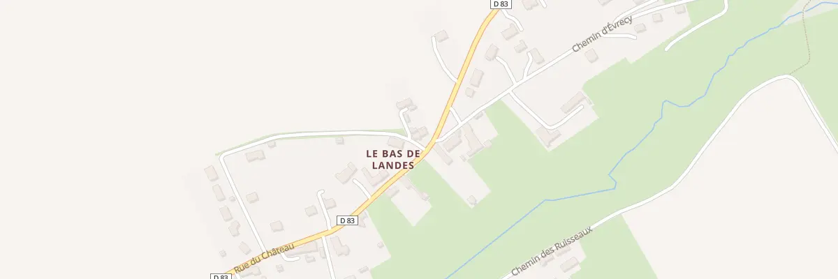 Plan du 14 Che des Croix à Landes-sur-Ajon