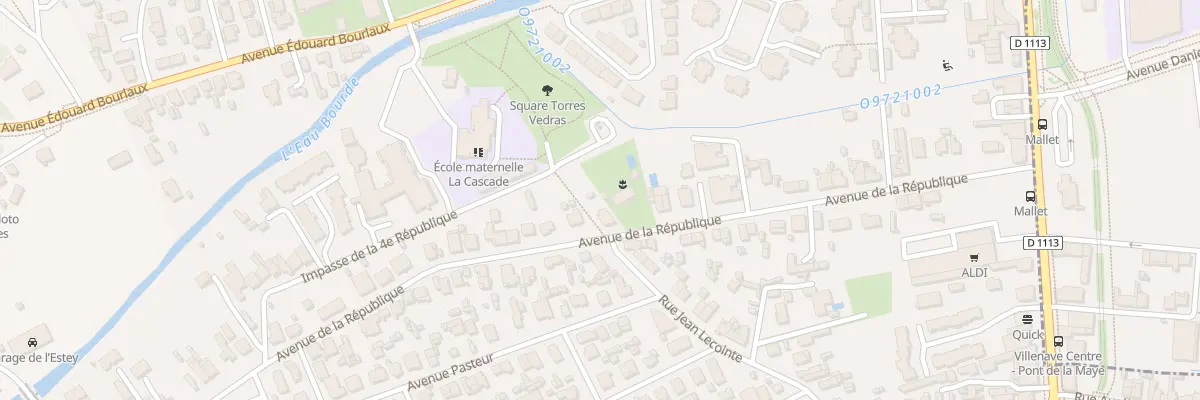 Plan du 33 Av de la République à Villenave-d’Ornon